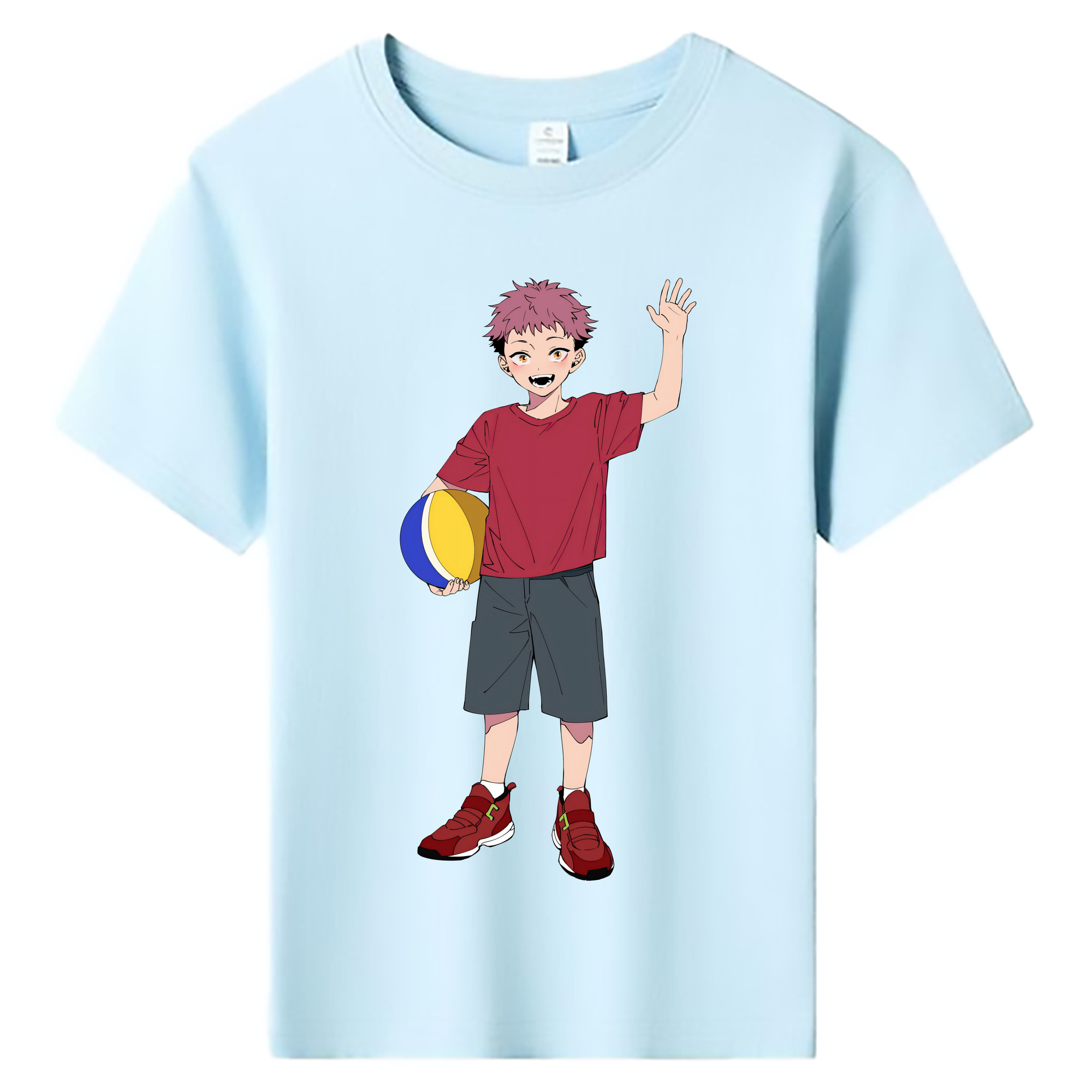 （画像用） 呪術廻戦 Jujutsu Kaisen 綿100％キッズTシャツ（フロントプリント）